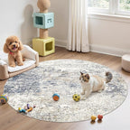 DMOYEST 6ft Round Area Rug Living Room Rugs - Image 7
