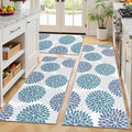 Ileading Boho Kitchen Rugs Sets 3 Piece by Ileading