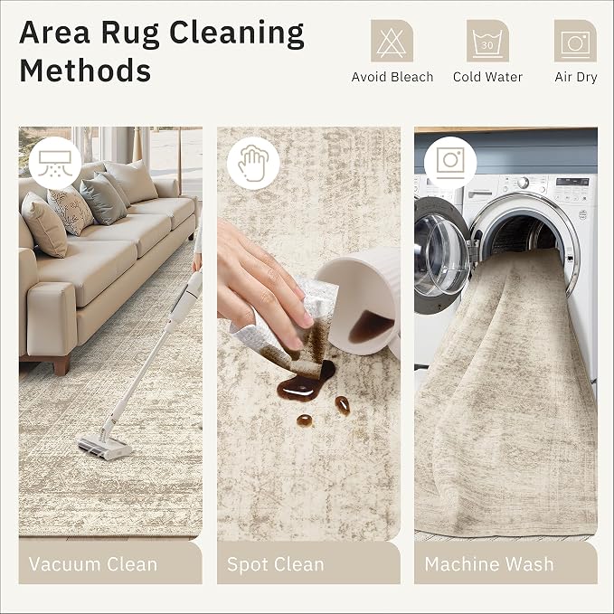 Soalmost Runner Rug 2x7 Washable Non-Slip Hallway Runner Rugs - Image 9
