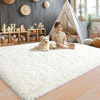 8x10 Area Rugs for Living Room, Ultra Soft Fluffy Large Shaggy Rug Carpet for - Image 2