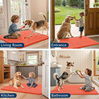 Smiry Dog Door Mat for Muddy Paws 36x24, Absorbent Dirt Trapper, Non-Slip - Image 7