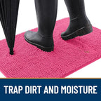 OLANLY Dog Door Mat for Muddy Paws 32x20, Absorbs Moisture and Dirt, Absorbent - Image 2