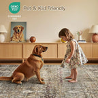Lofus 9x12 Area Rug for Living Room, Soft Neutral Carpets for Bedroom Dining - Image 6
