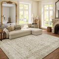 Machine Washable Rugs for Living Room: 6x9 Area Rugs for Bedroom Boho Vintage by palohom