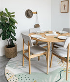 Lahome Green 8 Ft Round Rug - Image 9