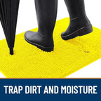 OLANLY Dog Door Mat for Muddy Paws 30x20, Absorbs Moisture and Dirt, Absorbent - Image 2