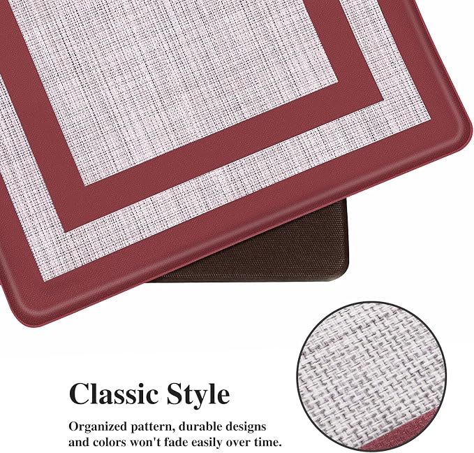 Mattitude Kitchen Mats Set of 2 Cushioned Rugs Anti-Fatigue Mats - Image 3