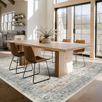 Rugxara 5X7 Taupe Washable Area Rug - Image 4