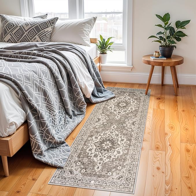 Washable Oriental Hallway Runner Rug - Image 3
