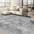 Nakagishi 9x12 Area Rugs Living Room: Washable Abstract Large Neutral Soft Rug by NakagishiAreaRug