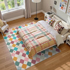 jinchan Macy 6x9 Kids Area Rug for Classroom Modern Colorful Nursery Rug - Image 9