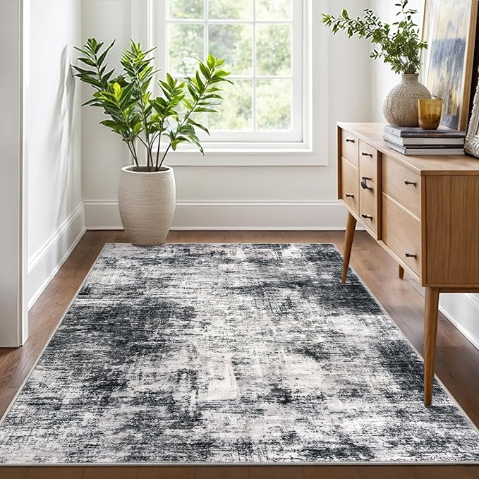 IOHOUZE Abstract Area Rug 4x6 Ft Washable Rugs - Image 9