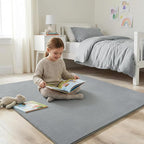 Amearea 4x4 Square Area Rugs for Bedroom Living Room, Modern Grey Thickened - Image 4