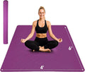 Stepwaver Extra Large Yoga Mat 6'x4', Ultra Durable, Wide Workout Mat, Wide by Stepwaver