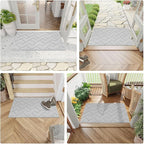 hicorfe Dirt Trapper Doormat, Non Slip Backing Washable Door Mats, Absorbent - Image 7