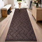 PURRUGS Dirt Trapping Door Mat 24" x 84", Non-Slip Machine Washable Entry Rug by PURRUGS