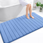 OLANLY Memory Foam Bath Mat 59x35, Super Soft Absorbent Bathroom Rugs, Quick Dry by OLANLY