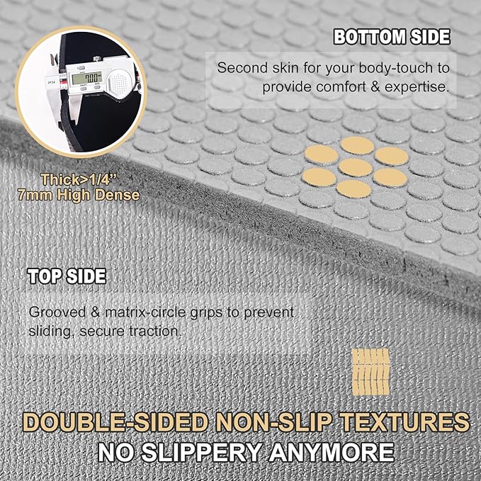 GXMMAT Extra Large Exercise Mat 16'x6'/12'x6'/10'x6'/8'x6', Extra Wide Workout - Image 2