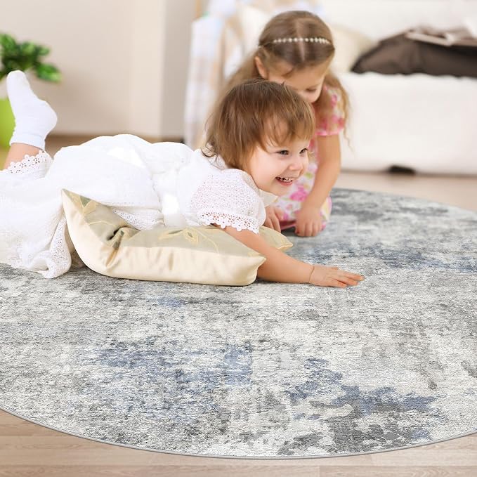 DMOYEST 5ft Round Area Rug for Living Room - Image 6