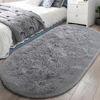 LOCHAS Bedroom Rug 2.6' x 5.3', Soft Oval Throw Rugs Carpet by LOCHAS