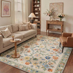 GENIMO Indoor Outdoor Area Rug 5'x7', Machine Washable Rugs - Image 2