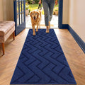hicorfe Dirt Trapper Indoor Doormat, Non Slip Backing Washable Door Mats by Hicorfe