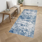 Washable Area Rug 3x8 Entryway Rug: Washable Modern Abstract Soft Thin Rug - Image 3
