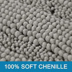 H.VERSAILTEX Bath Rugs for Bathroom Non Slip Bath Mats Extra Thick Chenille - Image 3
