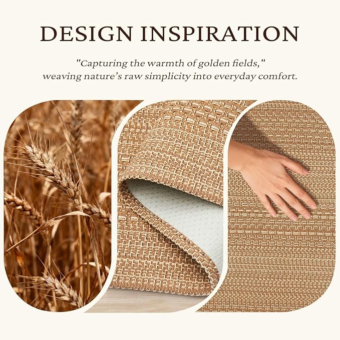 MatEssenz 20"x59" Kitchen Mats for Floor, Machine Washable Mats, Woven Kitchen - Image 3