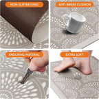 Mattitude 4/5 Inch Kitchen Mat, 20x52in Heavy Duty Ergonomic Comfort Foam - Image 4