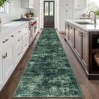 IOHOUZE Abstract Runner Rug 3x20 Ft Extra Long Washable Runners - Image 2