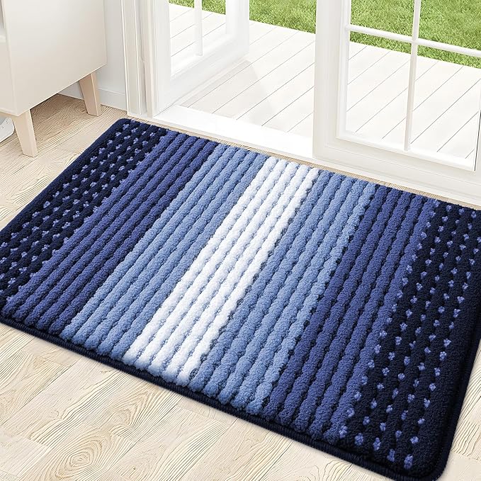 Kitinjoy Indoor Outdoor Door Mat, 32x20 Non-Slip Absorbent Dirt Trapper by Kitinjoy