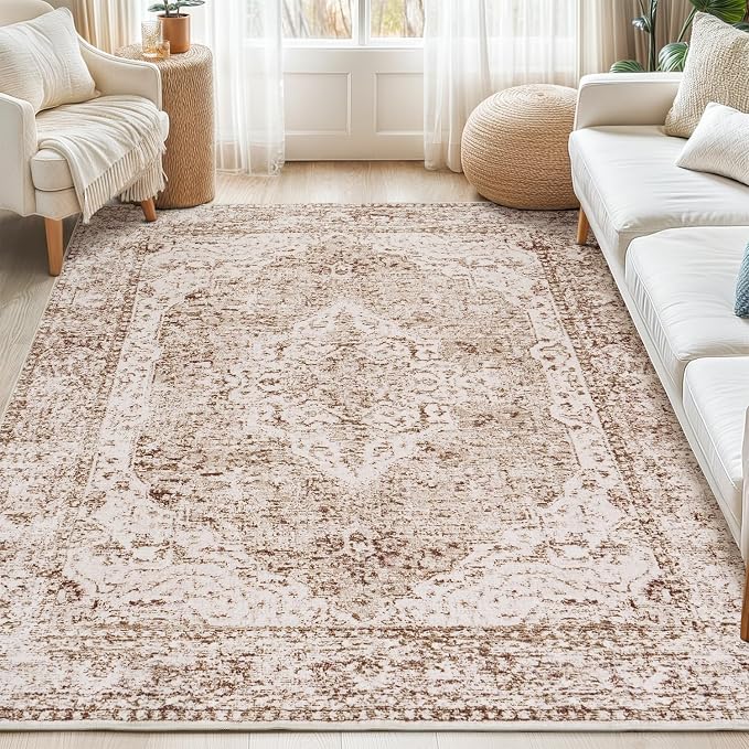 Lofus 4x6 Area Rugs for Living Room, Washable Area Rug, Rugs for Bedroom - Image 2