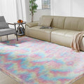 Ultra Soft Rug for Living Room, 8X10 Fluffy Shag Area Rug for Bedroom, Modern by Fairblink