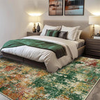 RELEANY Washable Area Rugs 8'x10' Non-Slip Modern Abstract Soft - Image 2