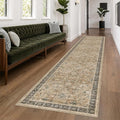 Hazo Haus Washable Earthy Tone 3x20 Extra Long Hallway Runner Rug, Neutral Boho by HazoHaus