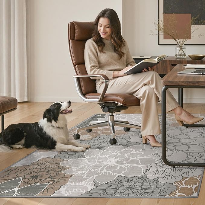 36"x60" Office Chair Mat for Hardwood Tile Floor, Under Desk Carpet Protector - Image 7