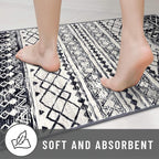 KUTA Boho Runners for Hallways 2.6x12 ft Moroccan Washable Runner Rug Non-Slip - Image 7
