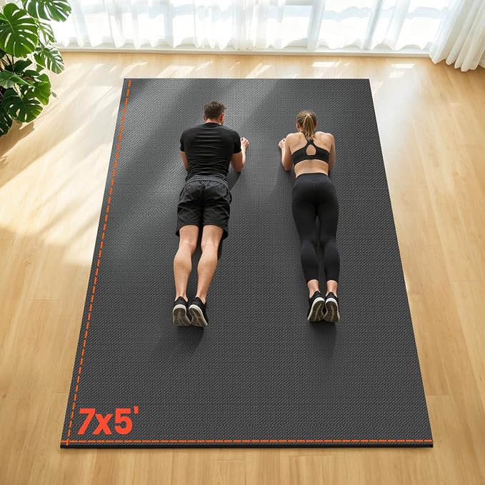 Stepwaver Extra Large Exercise Mat, Shoe-Friendly, Ultra Durable, Thick Large - Image 2