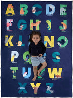 ABC Rug for Kids XL 80" x 60", Toddlers and Baby by Unknown