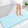 OLANLY Memory Foam Long Bathroom Rugs Runner 47x24, Super Soft Absorbent Bath by OLANLY