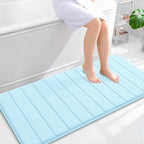 OLANLY Memory Foam Long Bathroom Rugs Runner 47x24, Super Soft Absorbent Bath by OLANLY