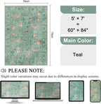 DUKINO 5x7 Rug, Washable Animal Living Room Rug - Image 2