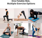 Foldable Yoga Exercise Mat, 6mm/8mm/10mm/12mm Thickness, 72 x 24 Inch - Image 7