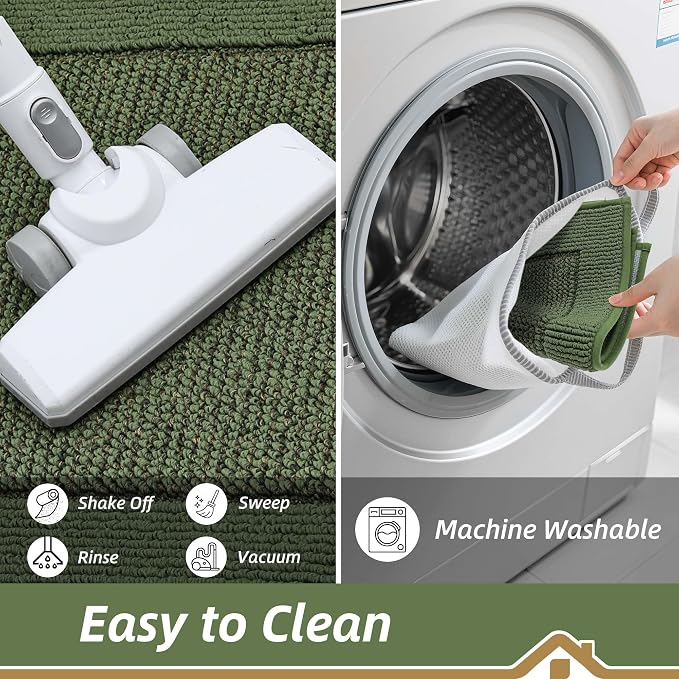 BEQHAUSE Indoor Door Mat 24" x 60", Dirt Trapper Door Mats Non-Slip Entryway - Image 7