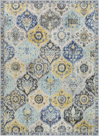 Lahome Moroccan Trellis Washable Area Rugs 5x7, 5x7 Area Rugs - Image 3