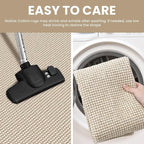 IOHOUZE Small Area Rug 2x3 Washable Woven Rugs - Image 4