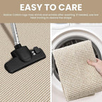 IOHOUZE Washable Runner Rug 2.6x8 Non Slip Rubber Backed Wide Hallway Runner - Image 4