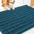 Smiry Dog Door Mat for Muddy Paws 30x20, Absorbent Dirt Trapper, Non-Slip by Smiry