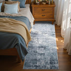 2x6 Ft Washable Runner Rug, Non-Slip Low Pile Hallway Kitchen Area Rug - Image 3